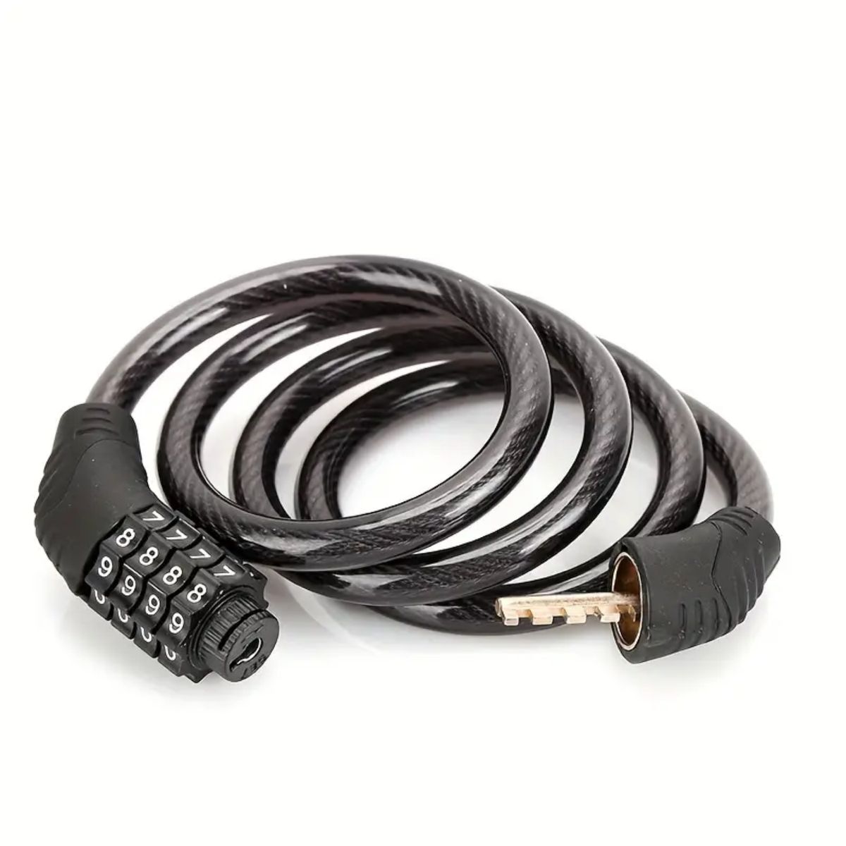 GENERICO - Candado Para Bicicleta Moto 5 Digitos 99999 Combinaciones