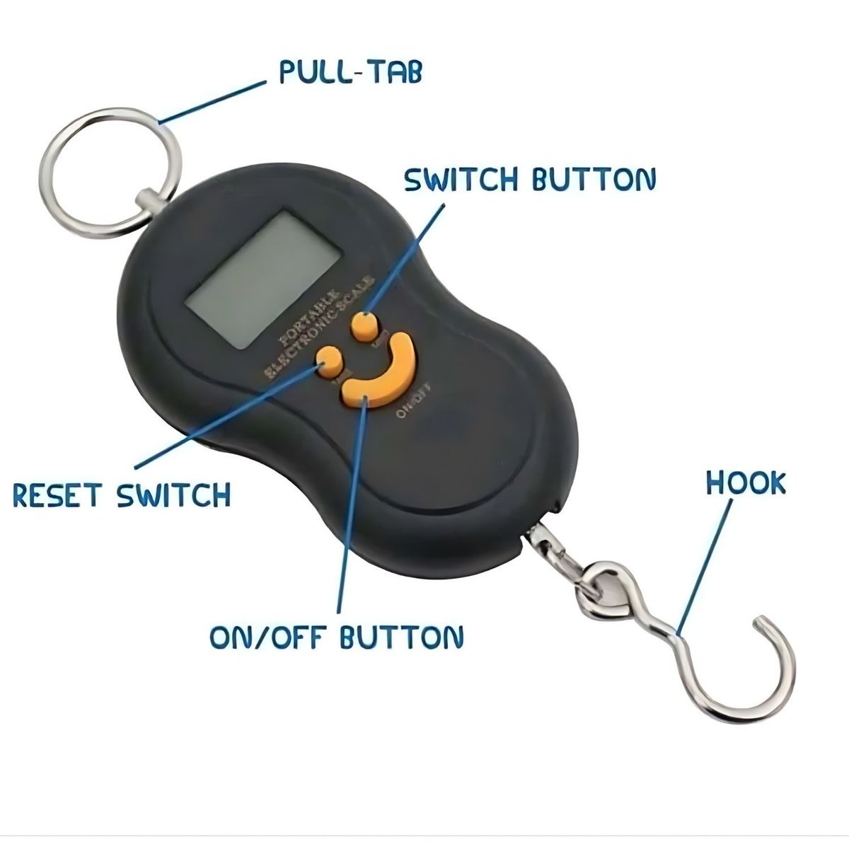 GENERICO - Pesa Balanza Equipaje Portatil Equipaje Hasta 50 Kg Maletas