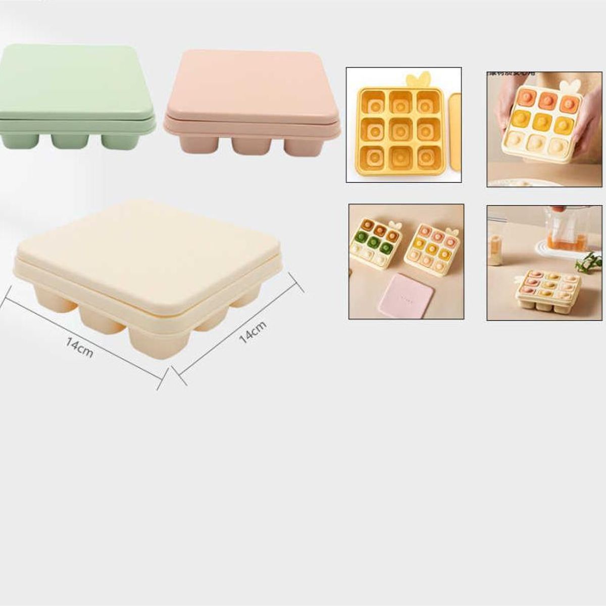 GENERICO - Cubetera De Hielo Con Tapa