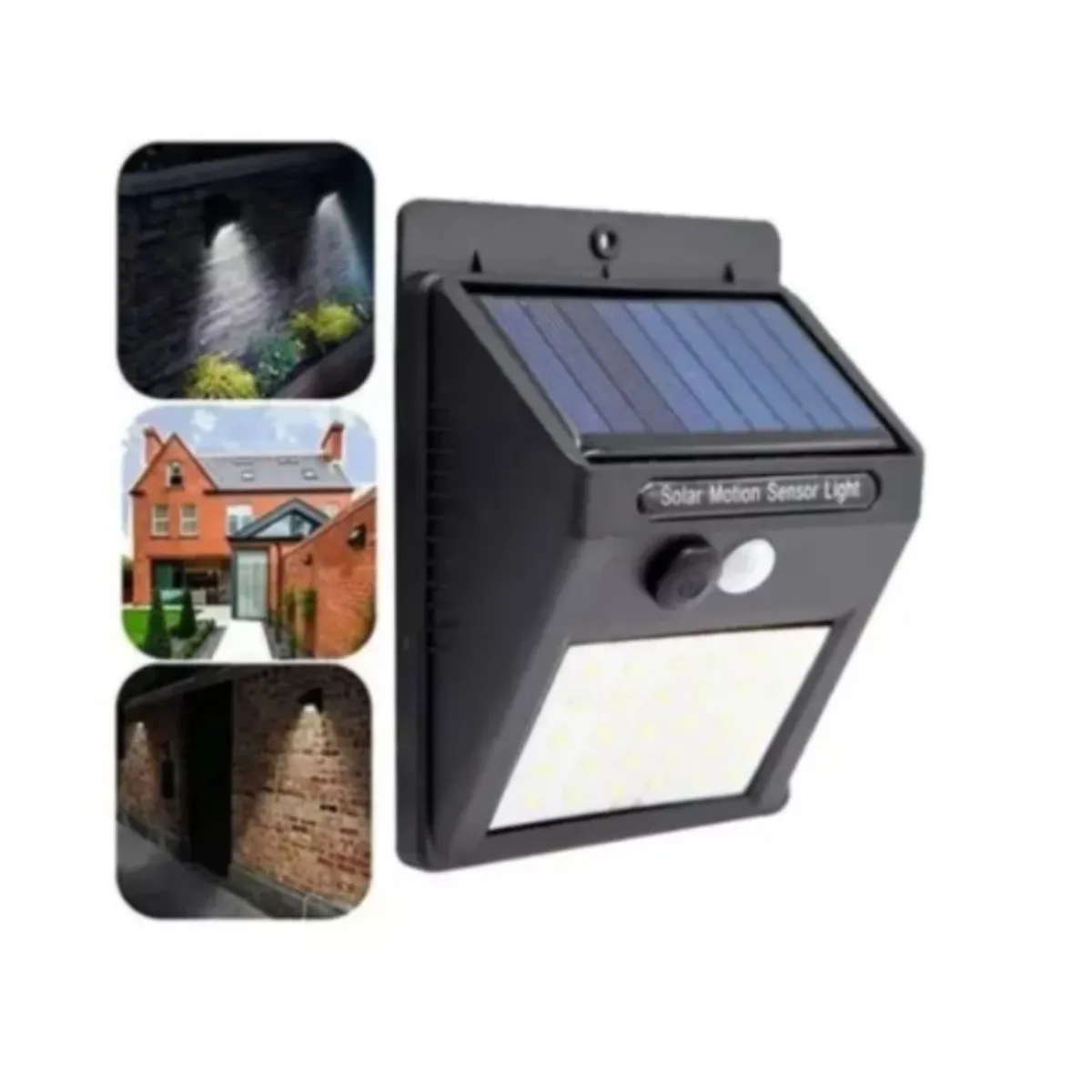 GENERICO - Foco Solar 30 Led Para Exteriores Con Sensor de Movimiento