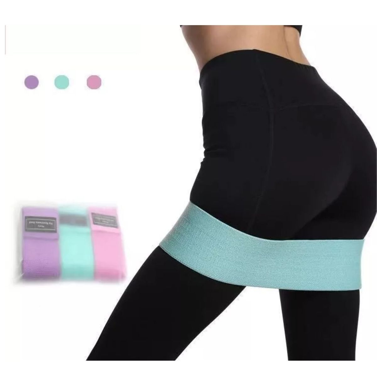 GENERICO - Set 3 Bandas Resistencia Ligas Ejercicio Bandas Elasticas