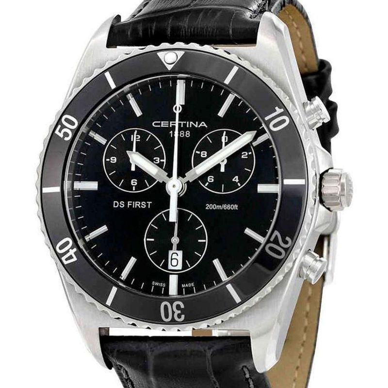 CERTINA - Certina Ds First Ceramico Cronografo Esfera Negra