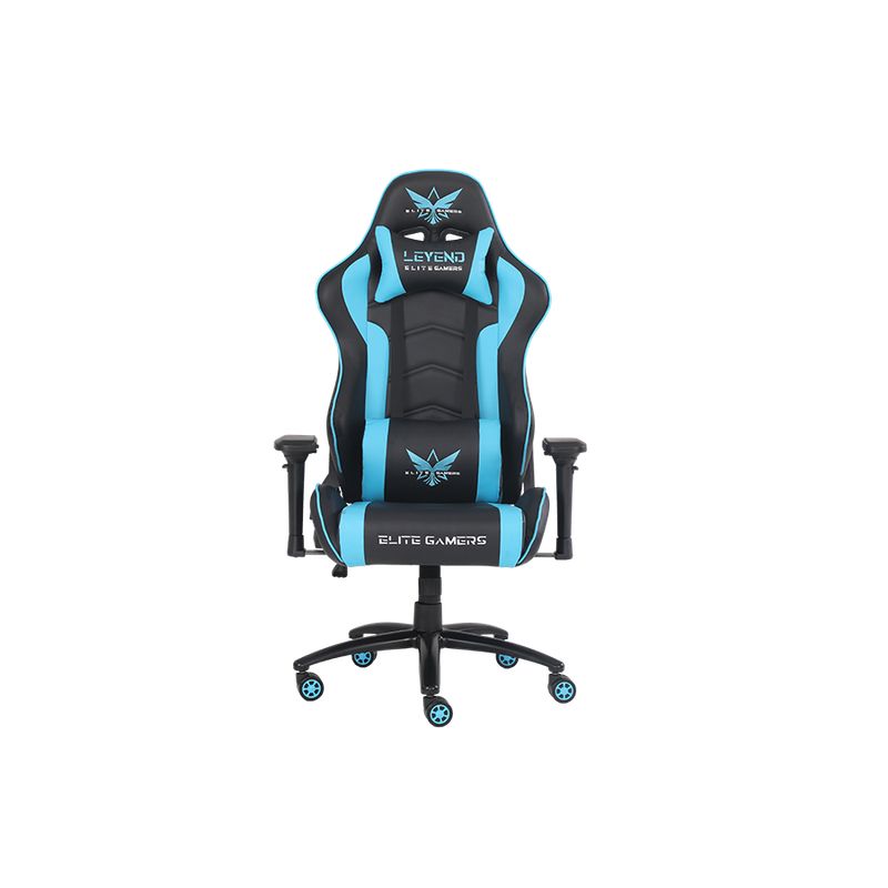 GENERICO - SILLA GAMER ELITE GAMERS LEYEND AQUA BLACK
