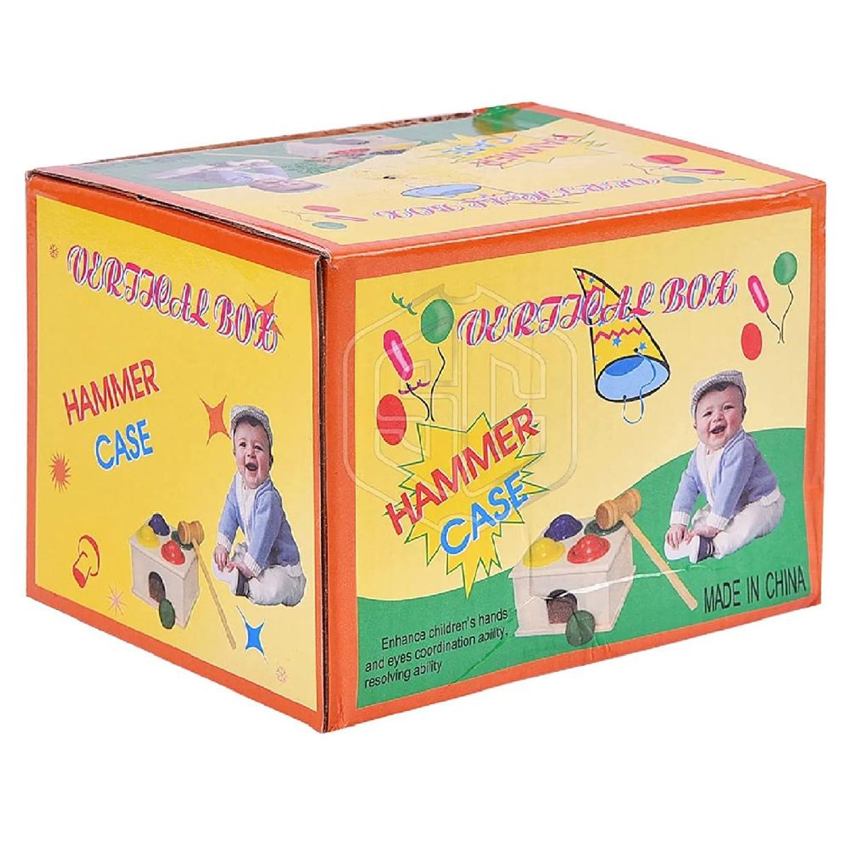 TOLIPA - Juego de madera Martillo golpea la pelota