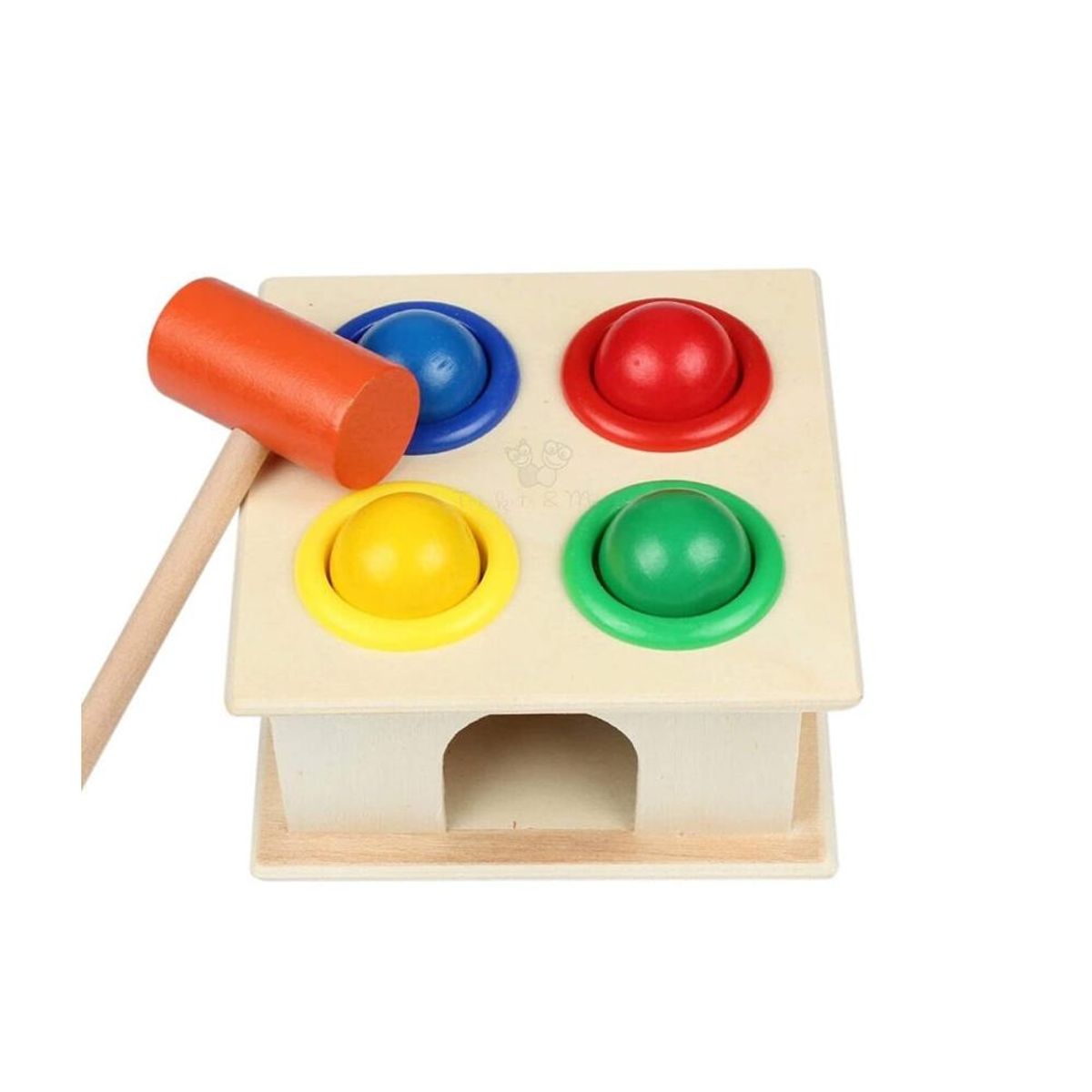 TOLIPA - Juego de madera Martillo golpea la pelota