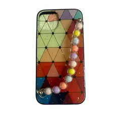 GENERICO - Funda Diseños Con Cordón De Diamante Para iPhone 13 13pro-COLORES