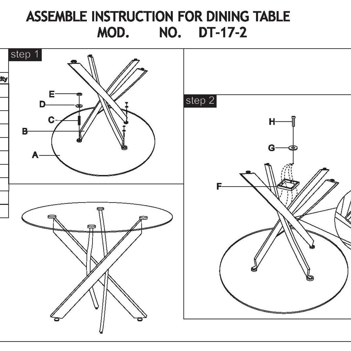 GENERICO - Mesa Redonda Elite gold 120cm
