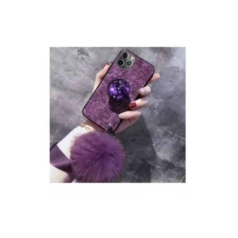 GENERICO - Funda Diseños Con Cordón De Diamante Para iPhone 13 13pro-VIOLETA