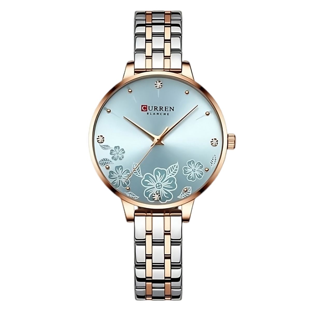 CURREN - Reloj Curren KRED9505 Cuarzo Plateado