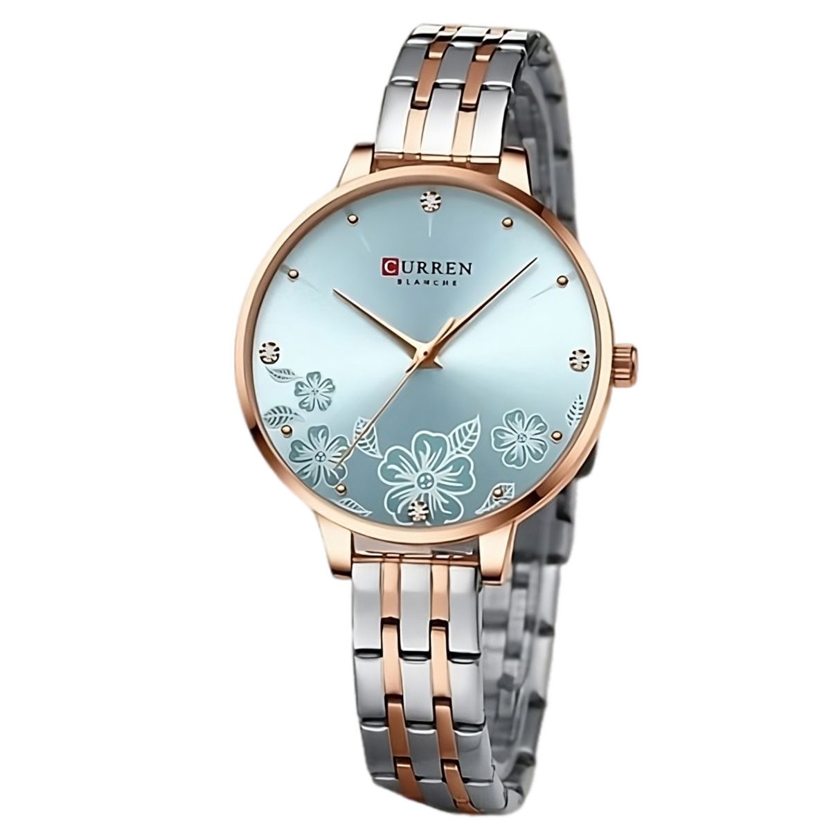 CURREN - Reloj Curren KRED9505 Cuarzo Plateado