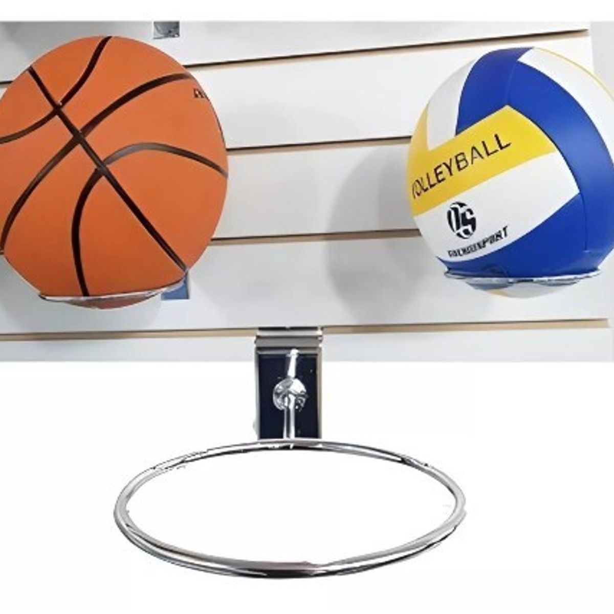 GENERICO - Pack De 5 Exhibidores Panel Ranurado De Jockey Plano