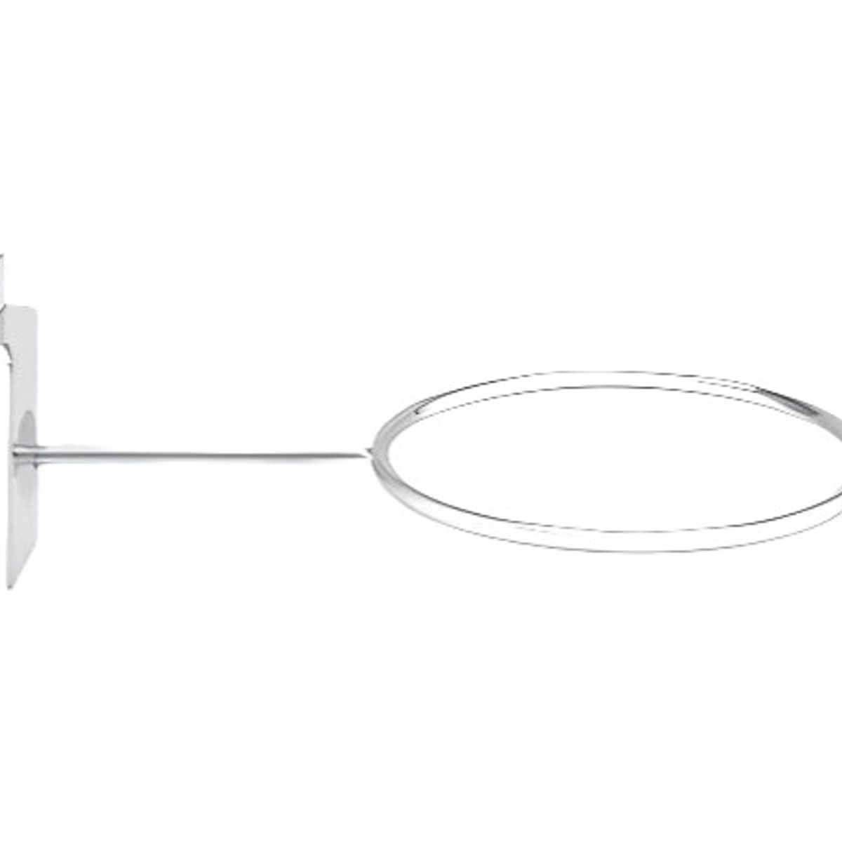 GENERICO - Pack De 3 Exhibidores Para Panel Ranurado De Jockey Plano