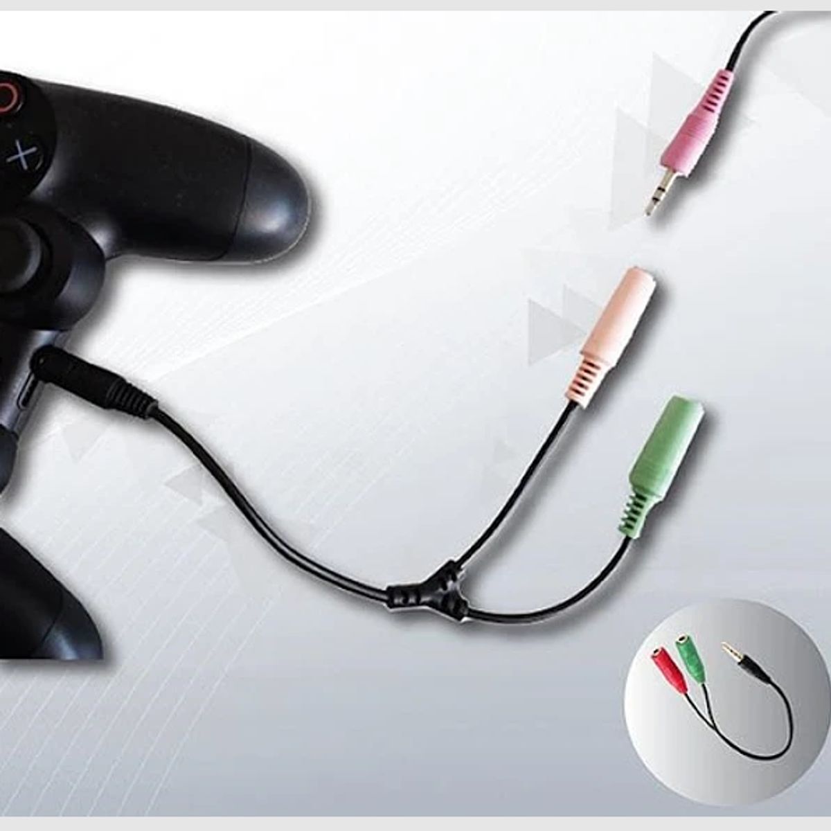 PHILCO - Cable De Audio 3.5 mm Macho A Micrófono Y Audífono Hembra PHILCO