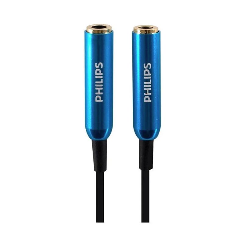 PHILIPS - Cable Philips audio Auxiliar 3.5mm De Audio Splitter 2 salidas