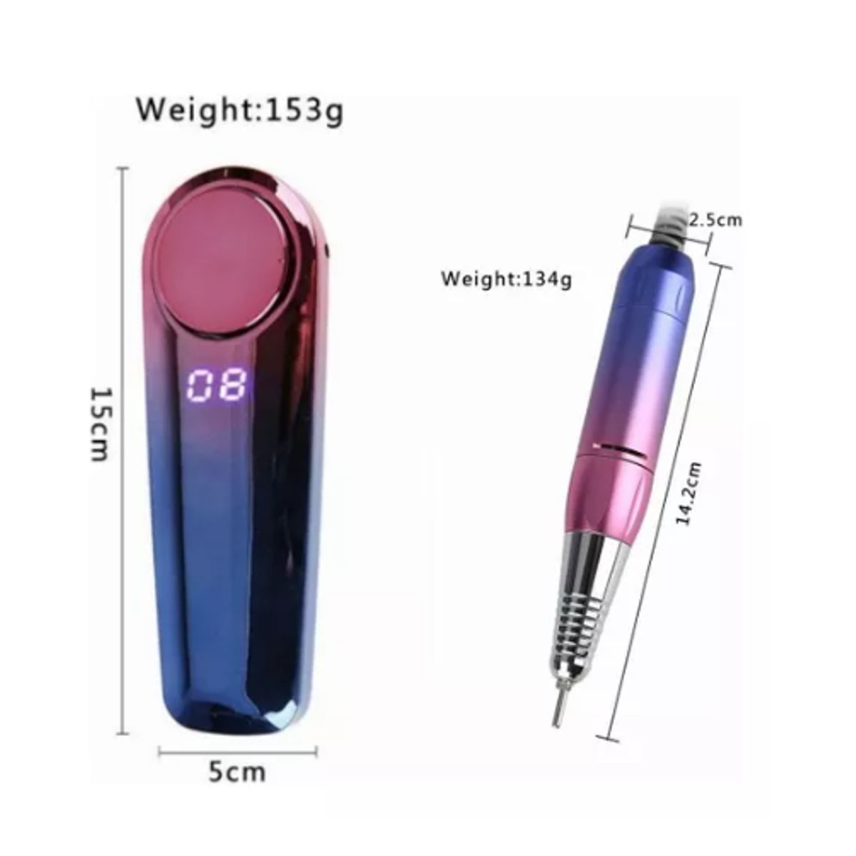 GENERICO - Maquina Torno Inalambrico Uñas 35000rpm De Manicure Pedicure