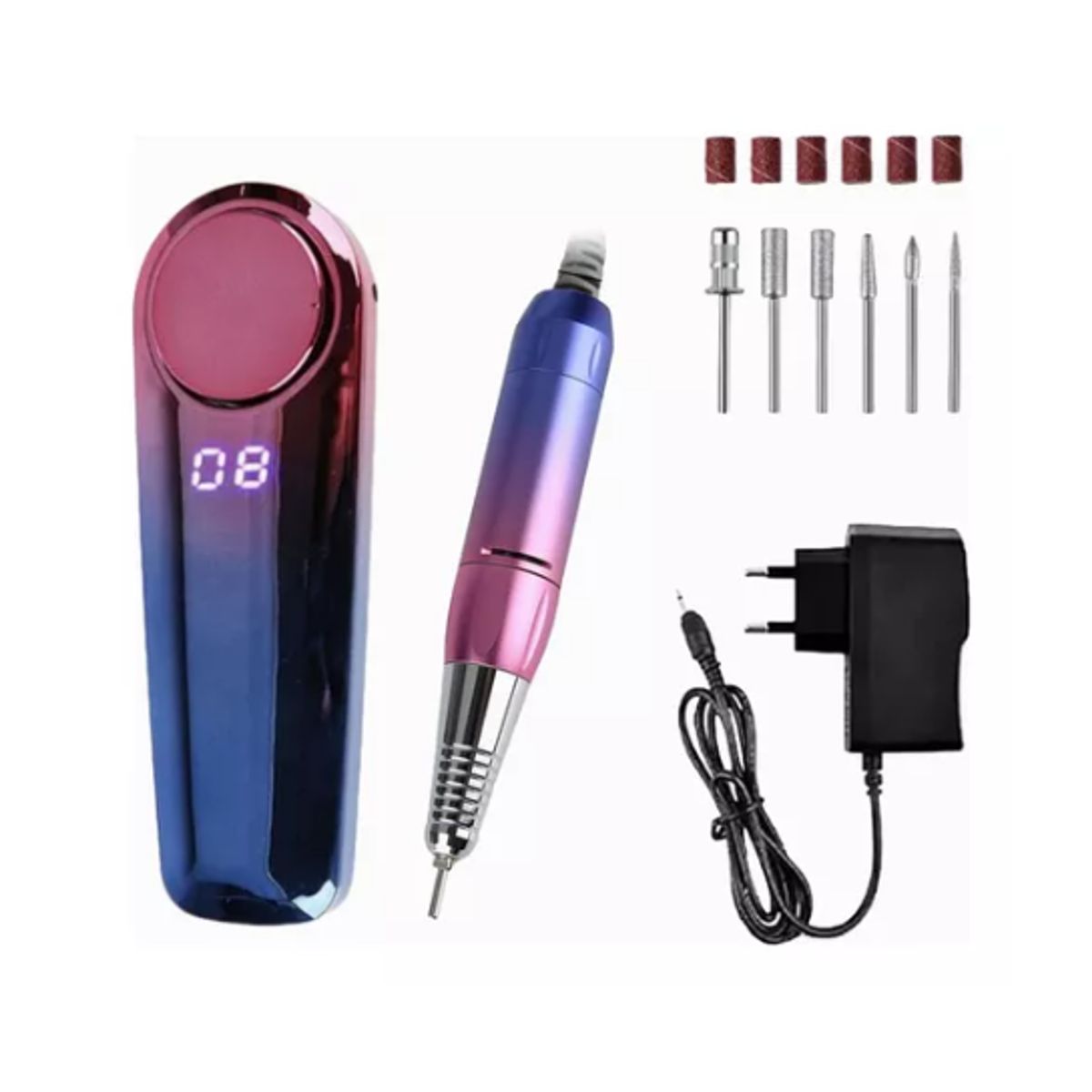 GENERICO - Maquina Torno Inalambrico Uñas 35000rpm De Manicure Pedicure