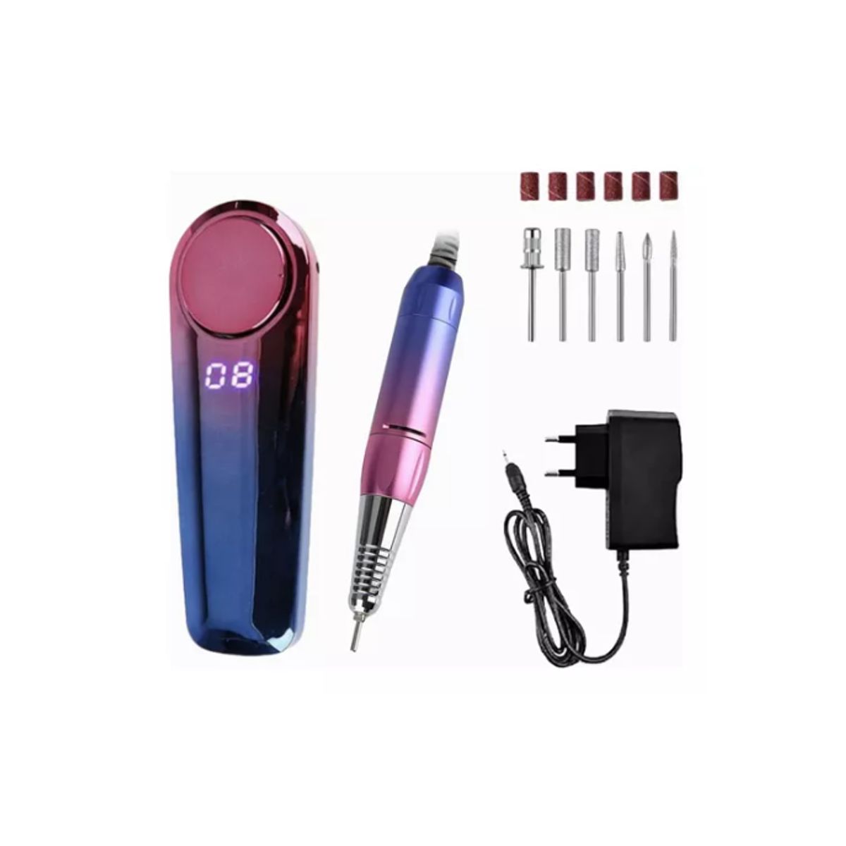 GENERICO - Maquina Torno Inalambrico Uñas 35000rpm De Manicure Pedicure