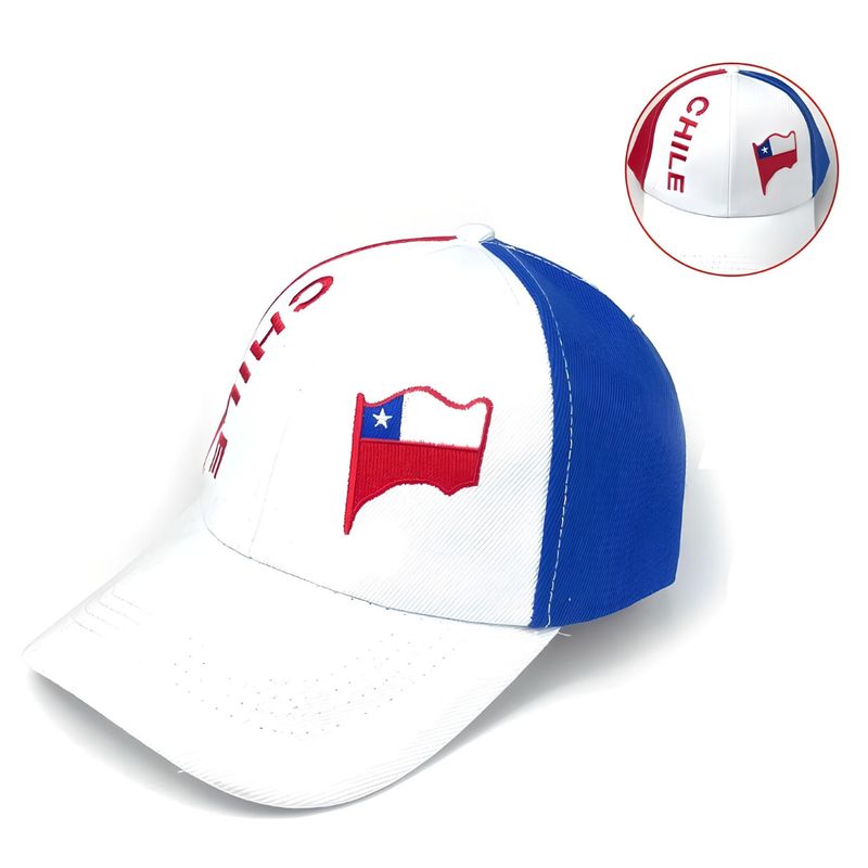 UTILISIMO - Jockey Gorro Chile Bordado Alta Calidad Fechas Patrias