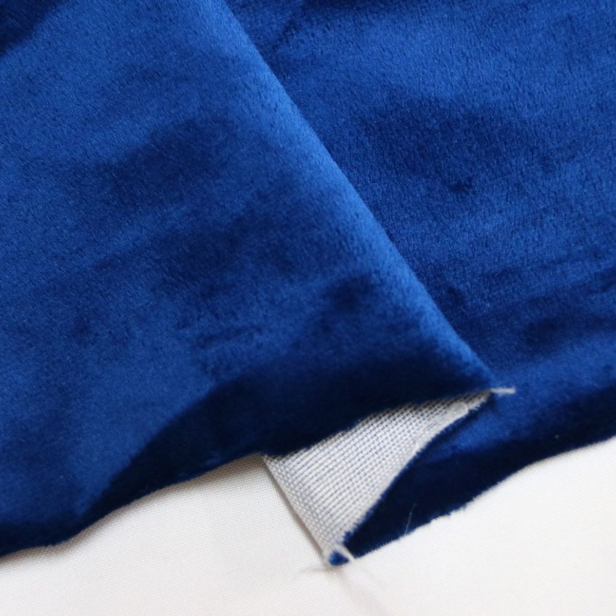 GENERICO - tela felpa gamuza velvet tapicería 5 metros azul