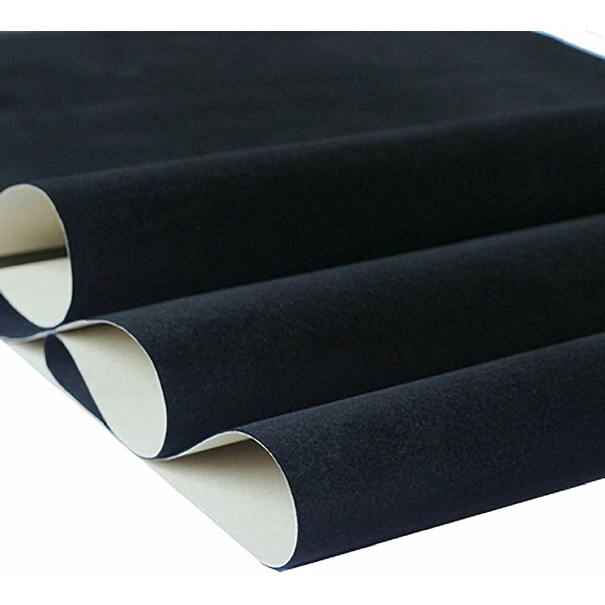 GENERICO - tela felpa gamuza velvet tapicería 5 metros negro