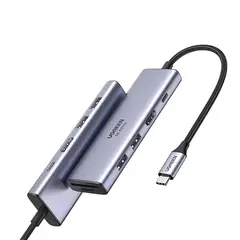 UGREEN - Adaptador Hub Usb C 6 En 1 - Hdmi 4k 60hz / Usb A / Sd / Pd
