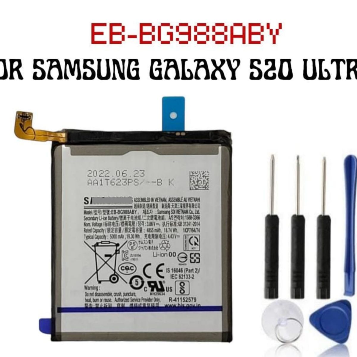 GENERICO - Batería Compatible Con Samsung Galaxy S20 Ultra