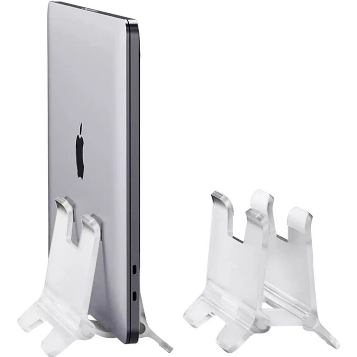 HAGIBIS - Soporte Vertical Tipo Gravitatorio Transparente Para Macbook Note