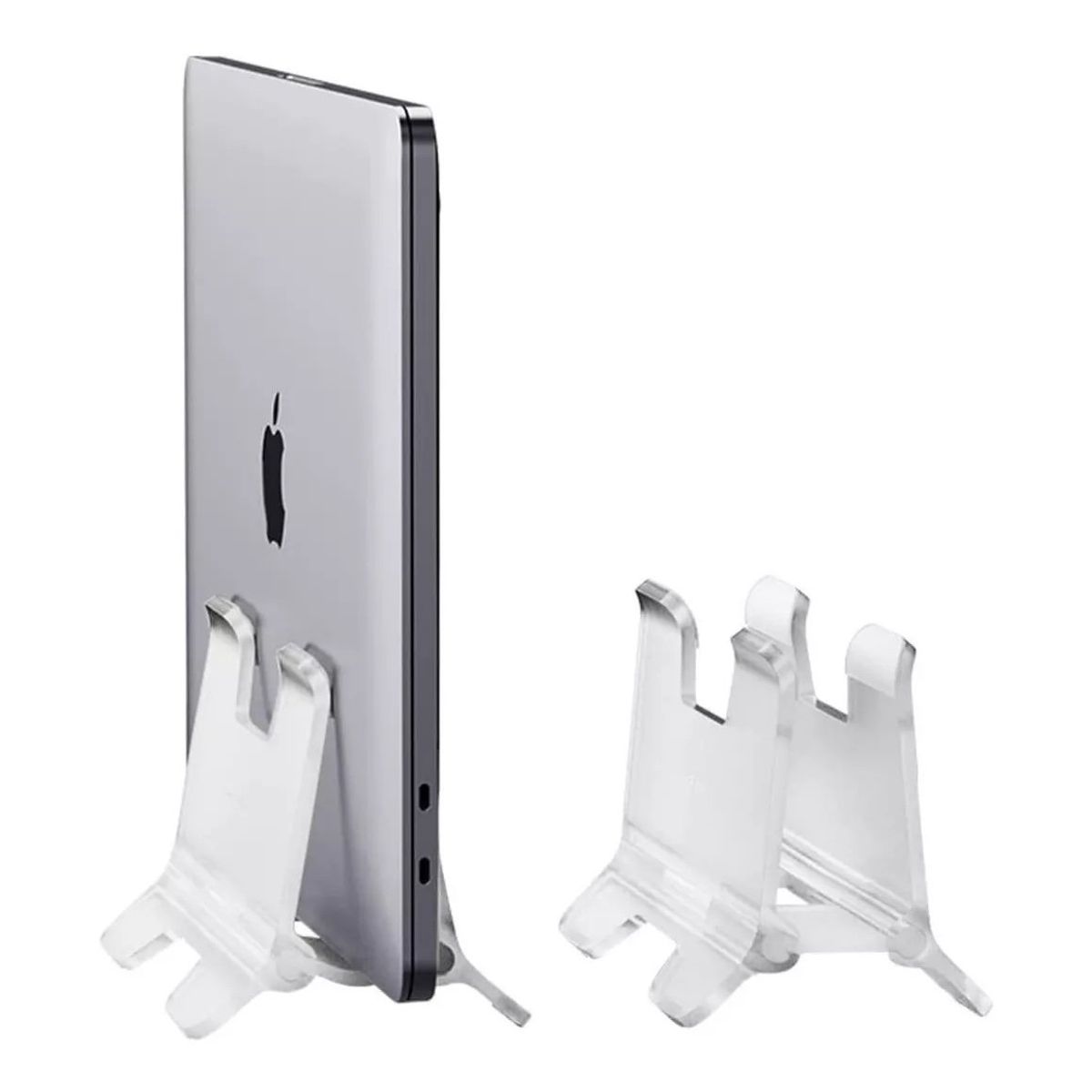 HAGIBIS - Soporte Vertical Tipo Gravitatorio Transparente Para Macbook Note