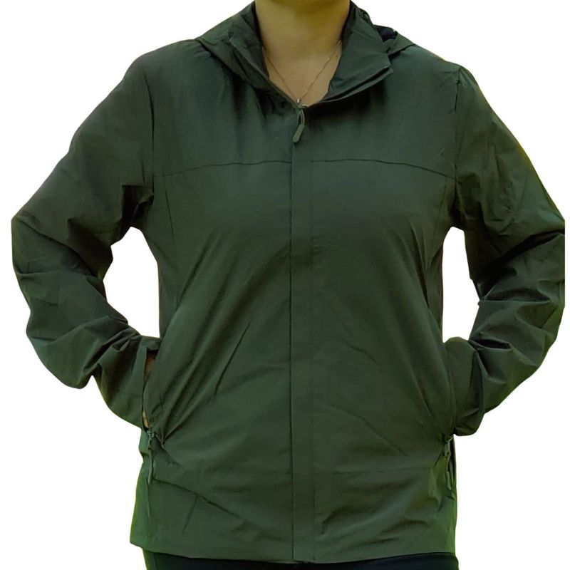 MPROPIA - Chaqueta Hombre 100% Impermeable Cierre Con Gorro H81.