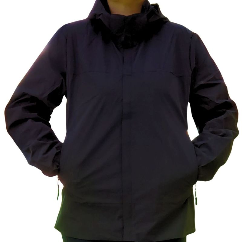 MPROPIA - Chaqueta Hombre 100% Impermeable Cierre Con Gorro H81