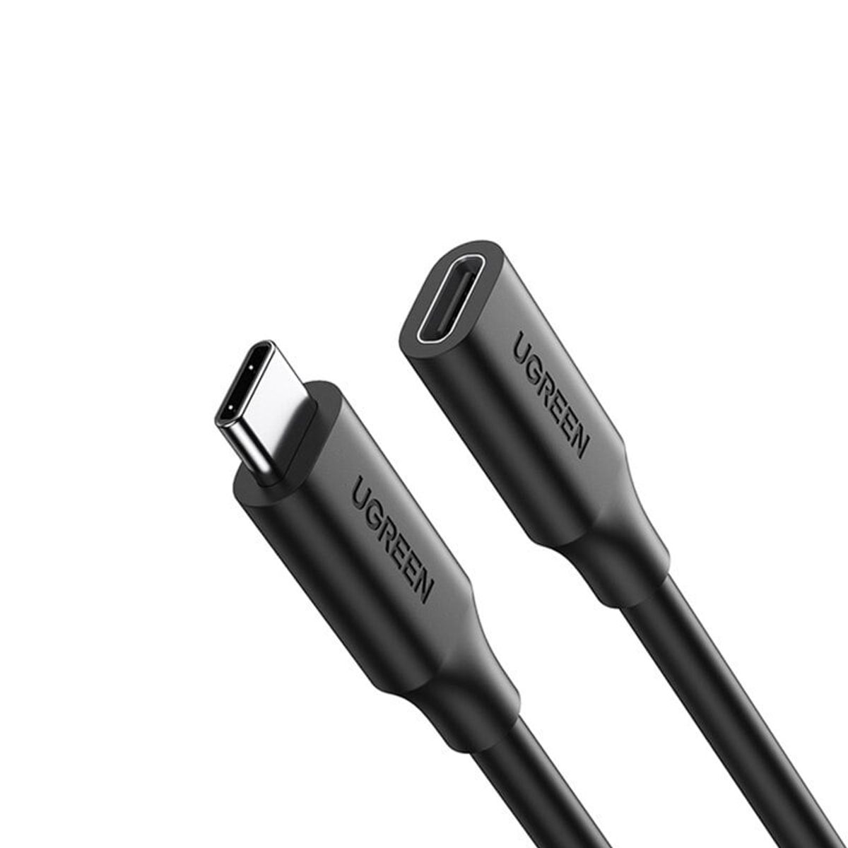UGREEN - Cable De Extension Usb C Hembra - Usb C Macho  5a 10gbps  1m