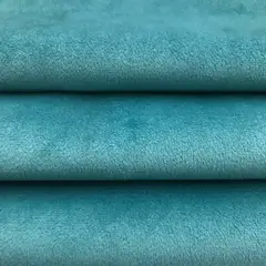 GENERICO - Tela felpa gamuza velvet tapicería 10 metros turquesa