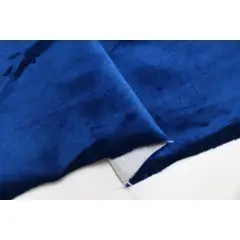 GENERICO - Tela felpa gamuza velvet tapicería 10 metros azul