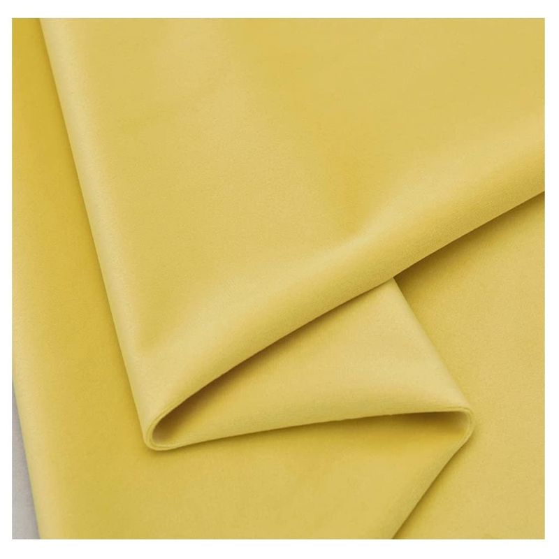 GENERICO - tela felpa gamuza velvet tapicería  10 metros amarillo