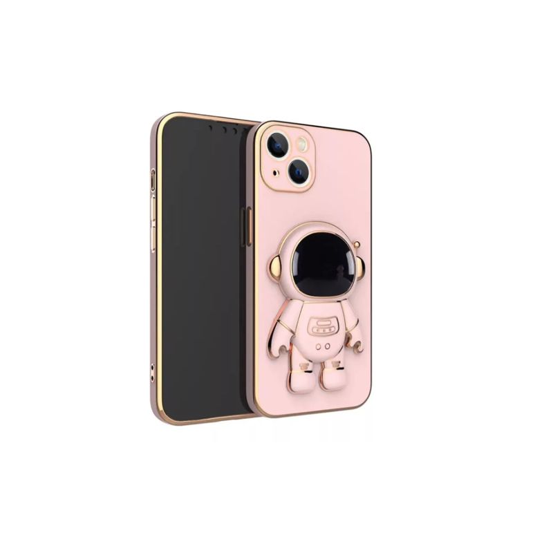 GENERICO - Funda De Astronauta Con Soporte Para iPhone 14pro Max-ROSA