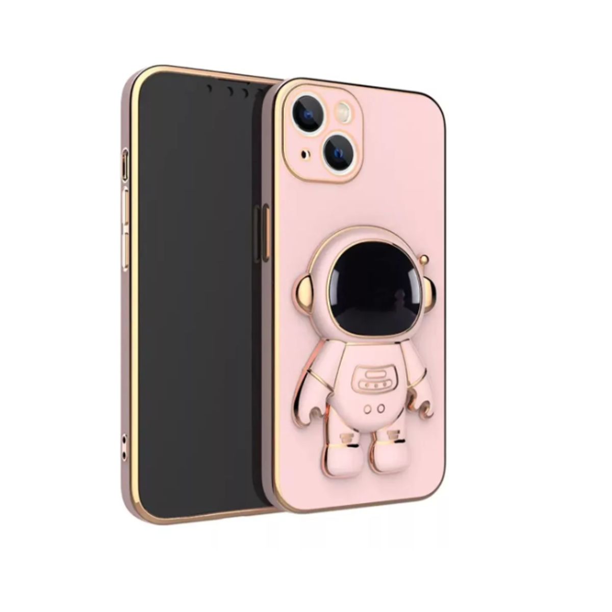GENERICO - Funda De Astronauta Con Soporte Para iPhone 14pro Max-ROSA