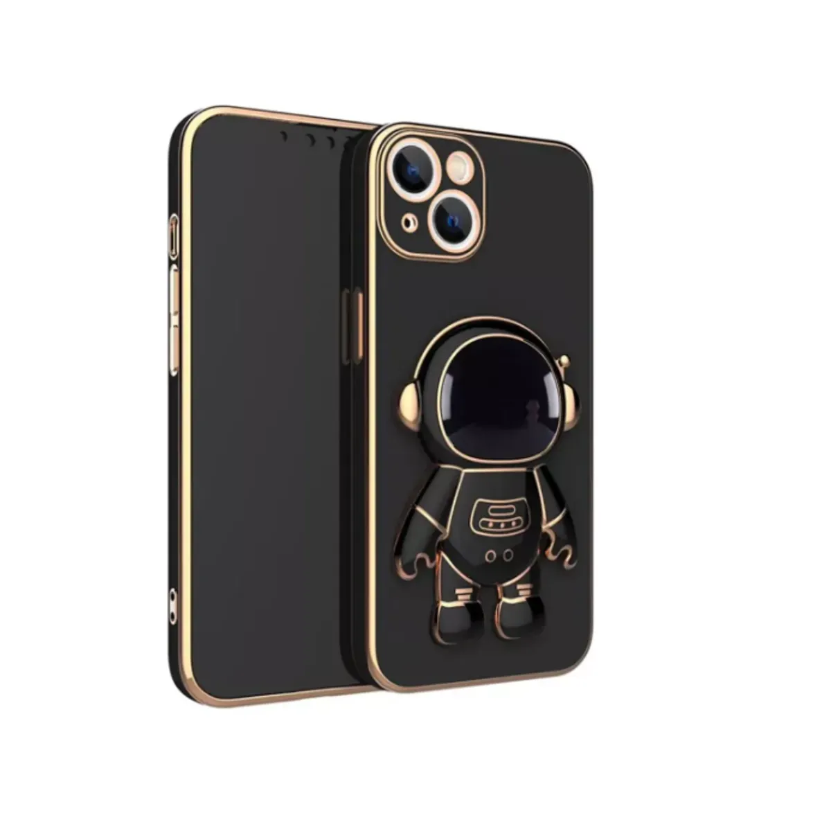 GENERICO - Funda De Astronauta Con Soporte Para iPhone 14pro Max-NEGRO