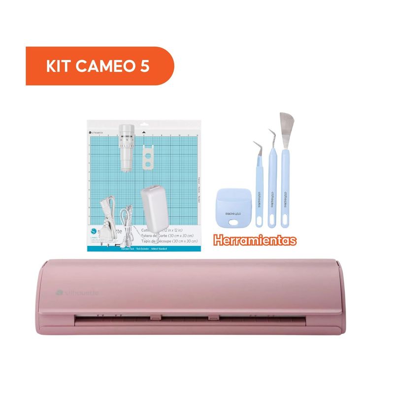 SILHOUETTE - Cameo 5 ROSADA Silhouette + herramientas
