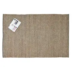 GENERICO - Yute Ajedrez Algodón con Dobladillo Multi / 1,50 x 2,40 m