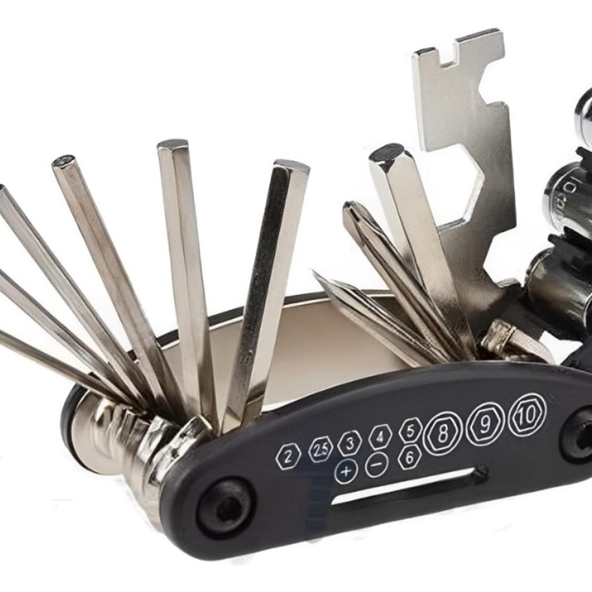 IMPORTCLICK - Multiherramienta Portátil Liviana Resistente Bicicleta 15 En 1