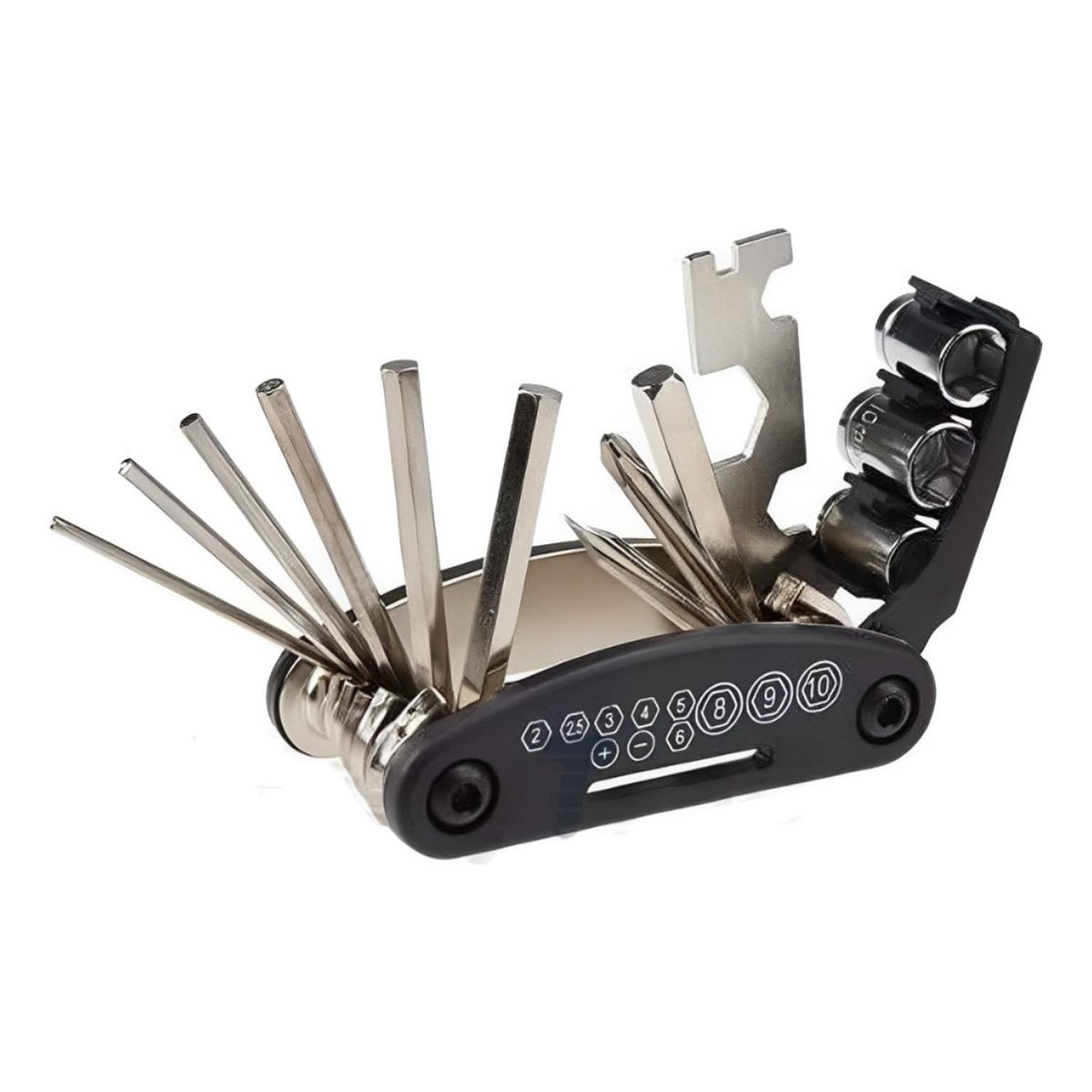 IMPORTCLICK - Multiherramienta Portátil Liviana Resistente Bicicleta 15 En 1