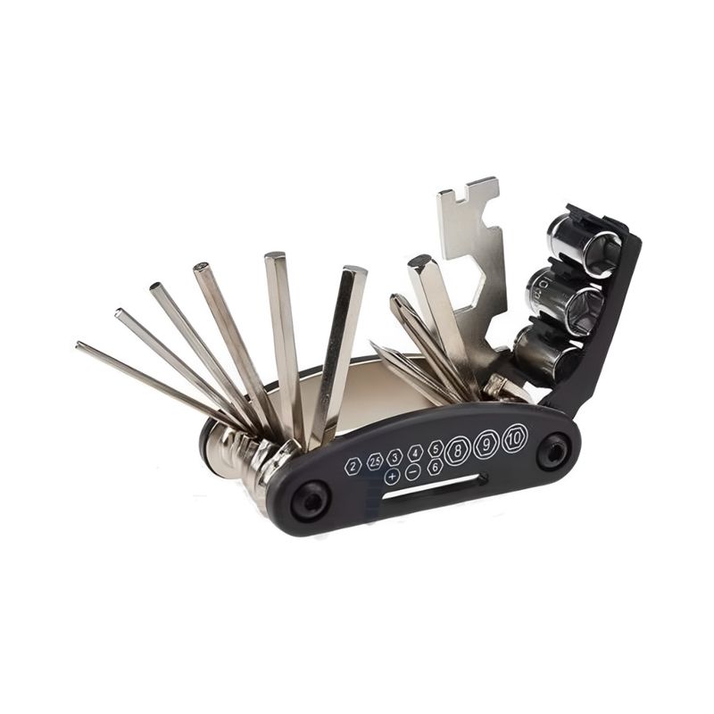 IMPORTCLICK - Multiherramienta Portátil Liviana Resistente Bicicleta 15 En 1