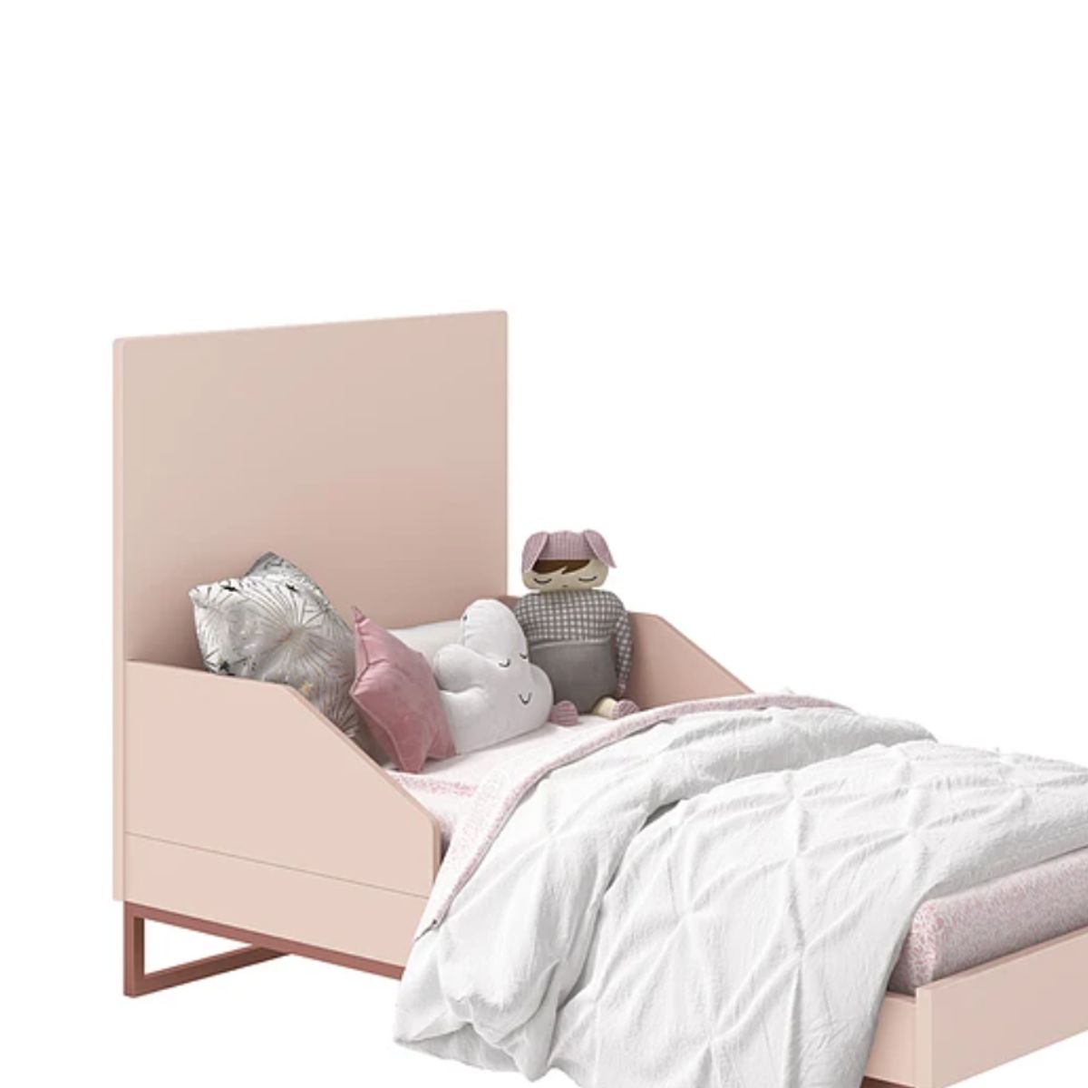 KIDSCOOL - CUNA NOAH DESING INDUSTRIAL ROSA BASE COBRE - 20245