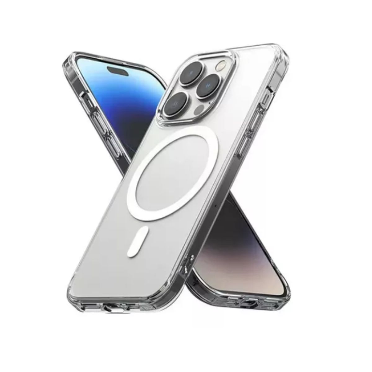 GENERICO - Funda De Carga Inalámbrica Magnética Para iPhone 14 Plus