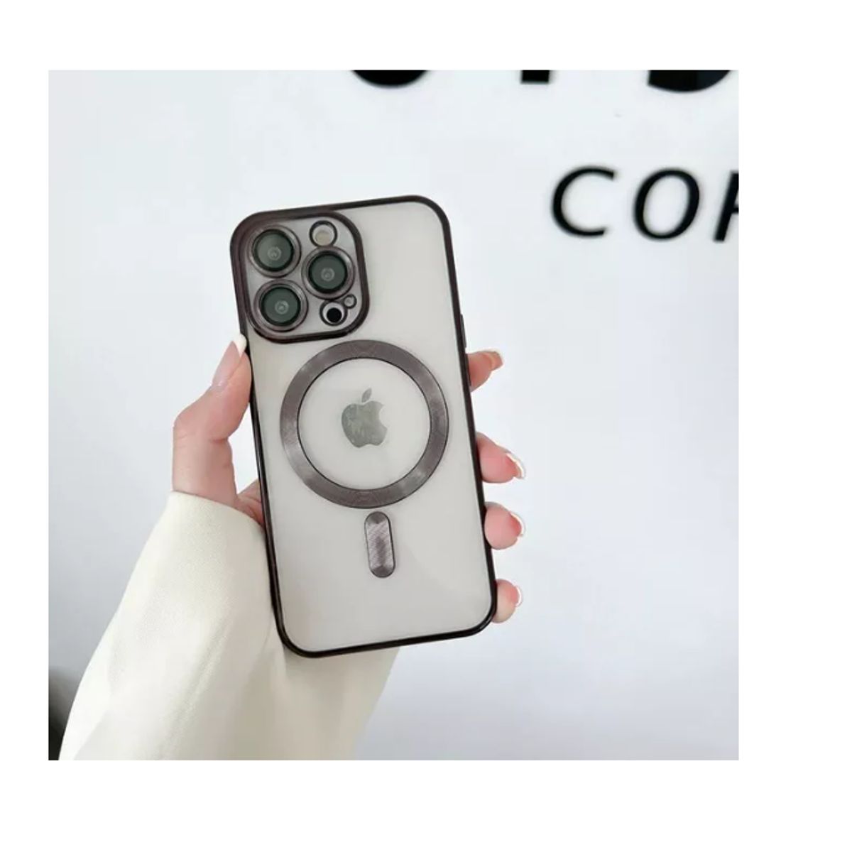 GENERICO - Funda De Carga Inalámbrica Magnética Para iPhone 14 Plus