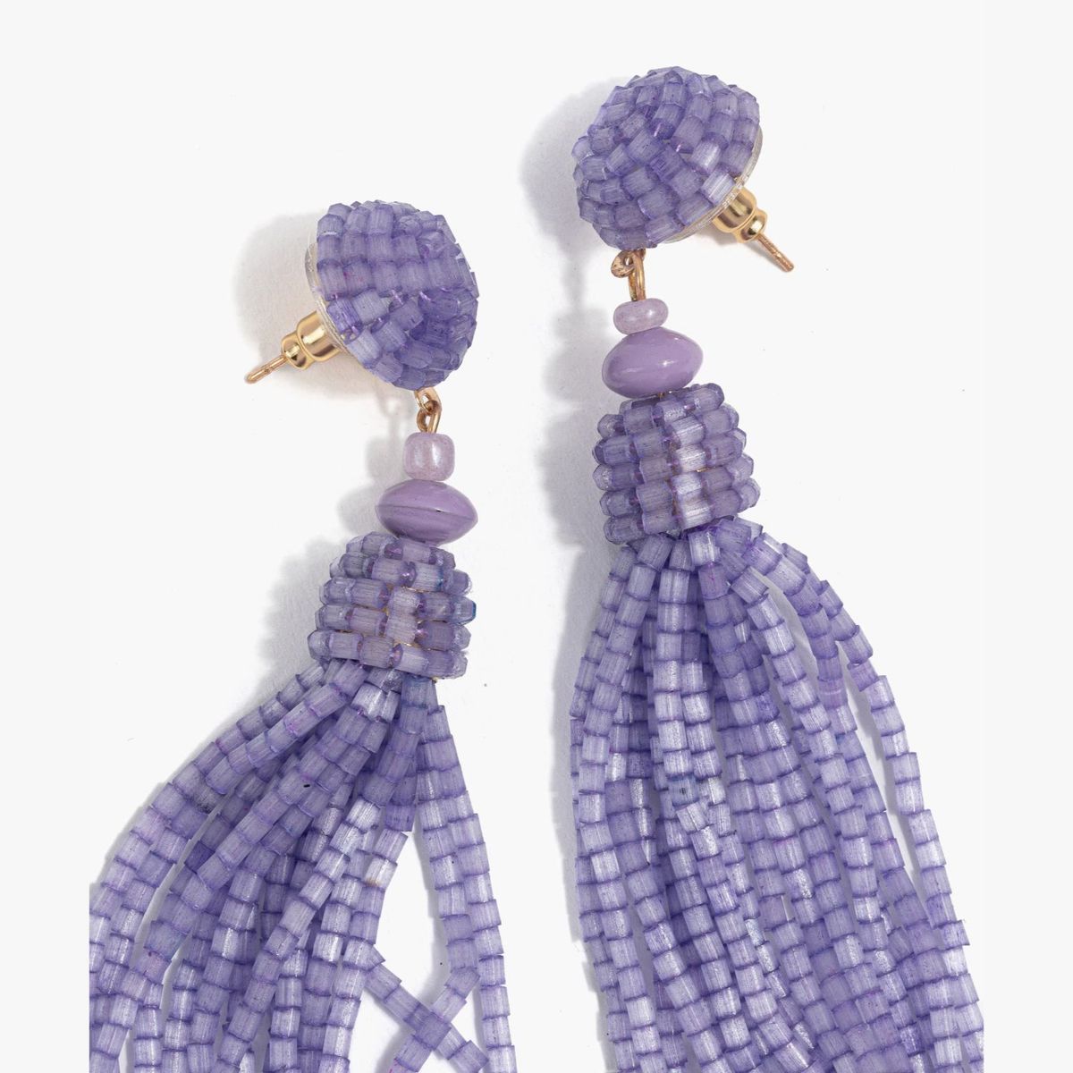 LOUNGE - Aros Pompón Fiesta Lila