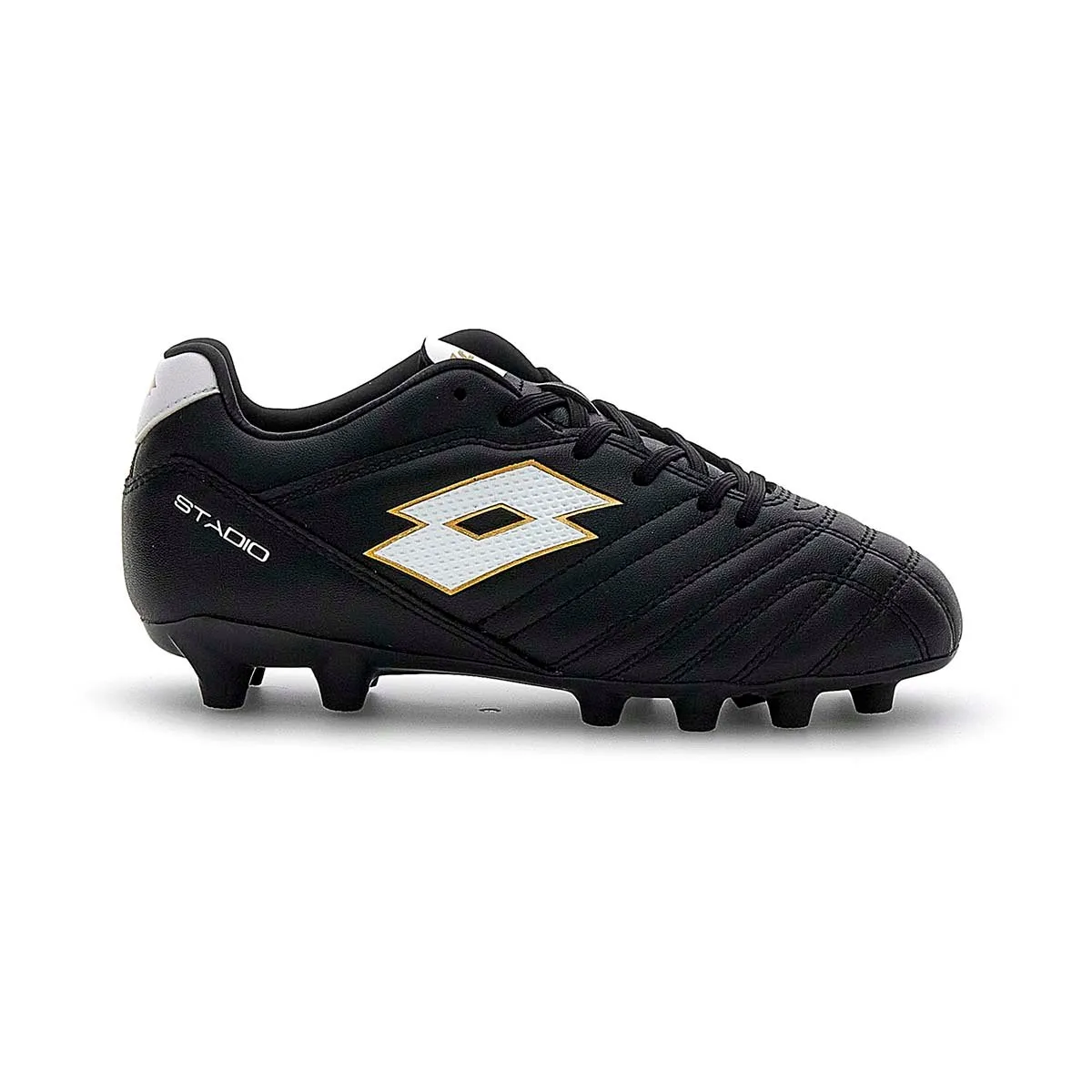 LOTTO - Zapato Fútbol Juvenil Lotto - Stadio 705 FG Negro Blanco - Negro - 39