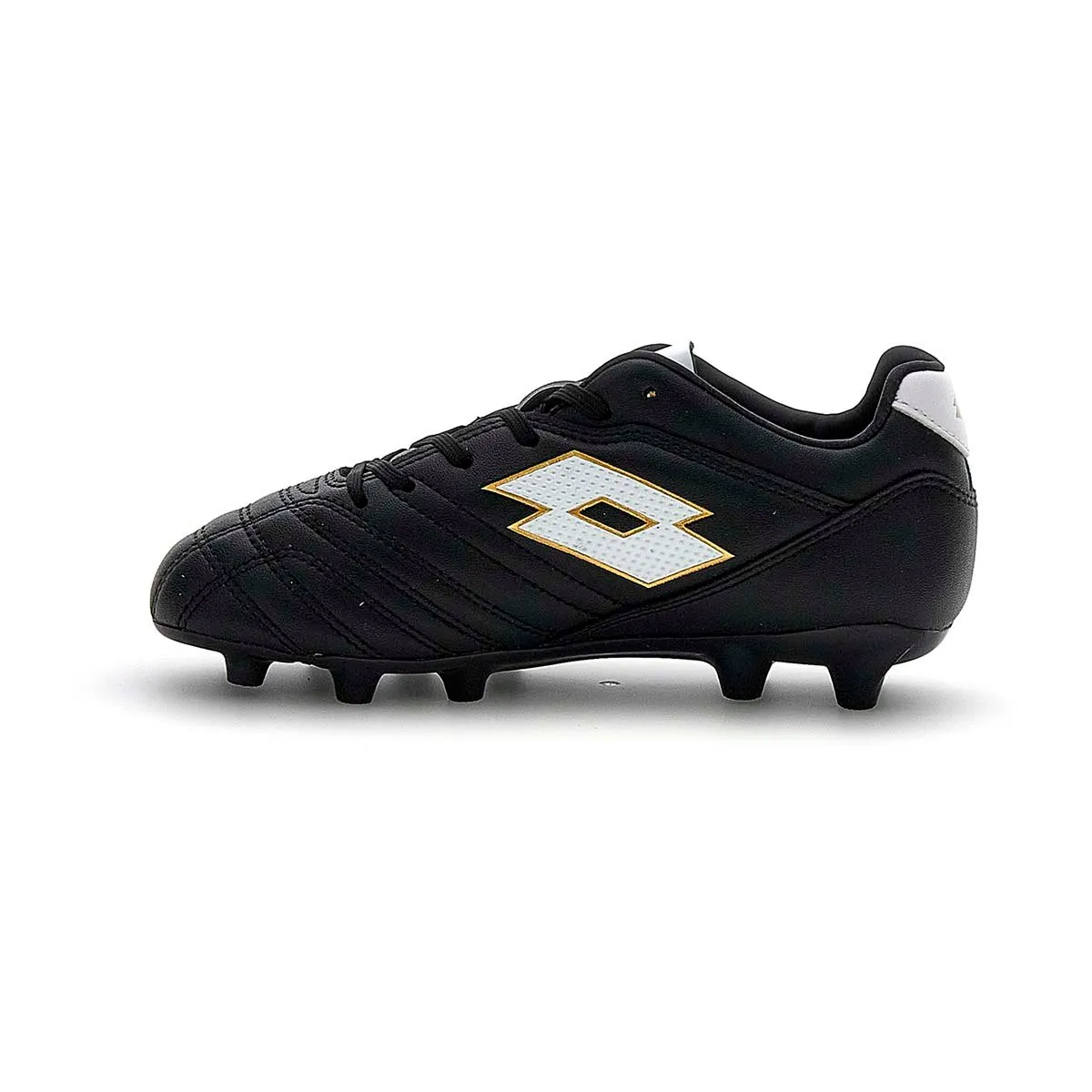 LOTTO - Zapato Fútbol Juvenil Lotto - Stadio 705 FG Negro Blanco - Negro - 39