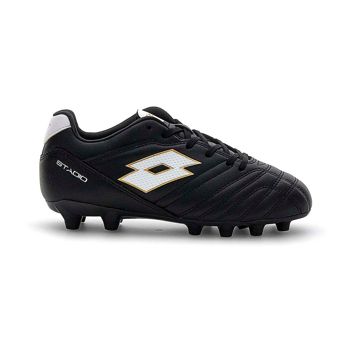 LOTTO - Zapato Fútbol Juvenil Lotto - Stadio 705 FG Negro Blanco - Negro - 39
