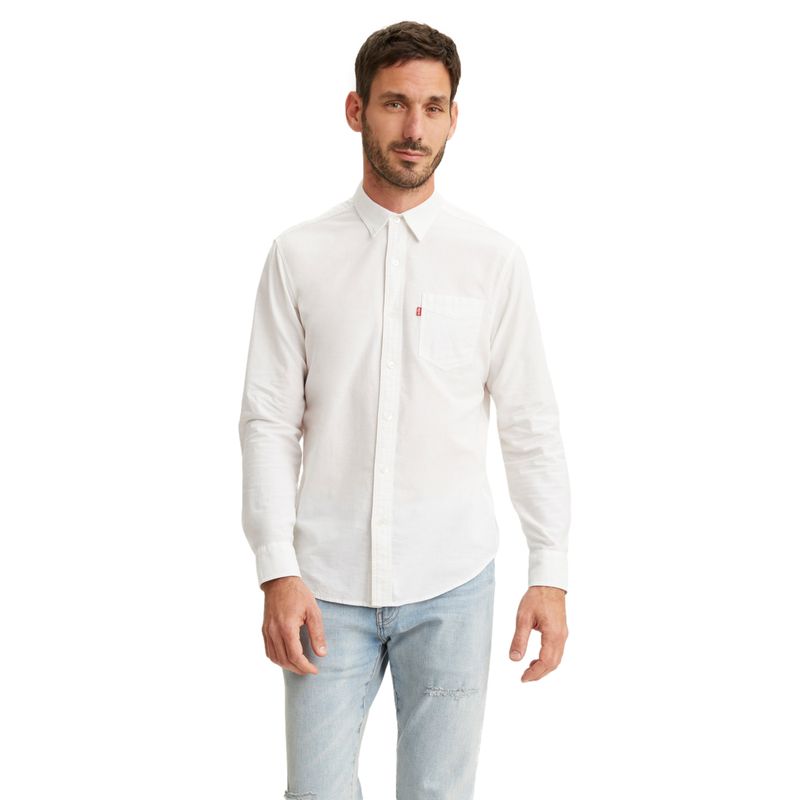 LEVIS - Camisa Hombre Regular Fit Blanco Levis